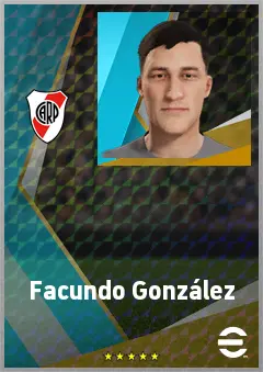 Facundo González eFootball 2026 player card, 68 OVR CB