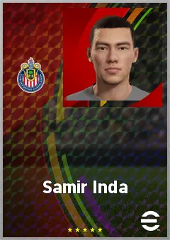 Samir Inda eFootball 2026 player card, 64 OVR DMF