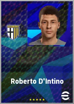 Roberto D'Intino eFootball 2026 player card, 62 OVR LB