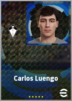 Carlos Luengo eFootball 2026 player card, 61 OVR RB
