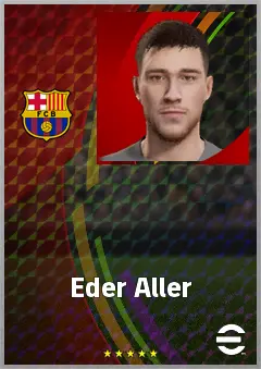 Eder Aller eFootball 2026 player card, 63 OVR GK