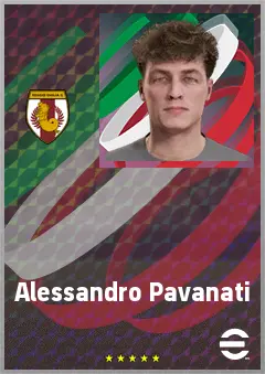 Alessandro Pavanati eFootball 2026 player card, 63 OVR AMF