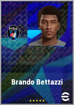 Brando Bettazzi eFootball 2026 player card, 62 OVR CMF