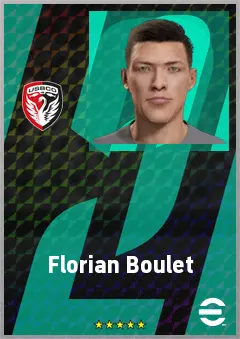 Florian Boulet eFootball 2026 player card, 64 OVR CF