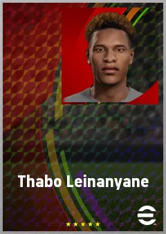 Thabo Leinanyane eFootball 2026 player card, 63 OVR CB