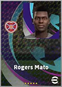 Rogers Mato eFootball 2026 player card, 67 OVR LWF