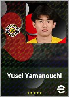 Yamanouchi Yusei eFootball 2026 player card, 65 OVR LB