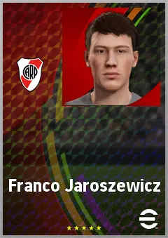 Franco Jaroszewicz eFootball 2026 player card, 64 OVR GK