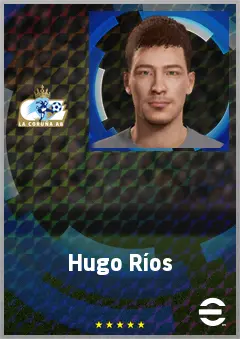 Hugo Ríos eFootball 2026 player card, 65 OVR GK