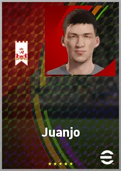 Juanjo eFootball 2026 player card, 60 OVR CB