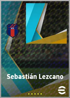 Sebastián Lezcano eFootball 2026 player card, 63 OVR RMF