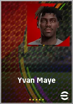 Yvan Maye eFootball 2026 player card, 65 OVR CB
