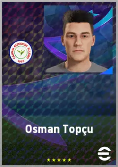 Osman Topçu eFootball 2026 player card, 60 OVR GK