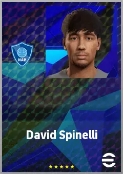 David Spinelli eFootball 2026 player card, 64 OVR GK