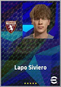 Lapo Siviero eFootball 2026 player card, 65 OVR GK