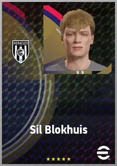 Sil Blokhuis eFootball 2026 player card, 61 OVR RMF