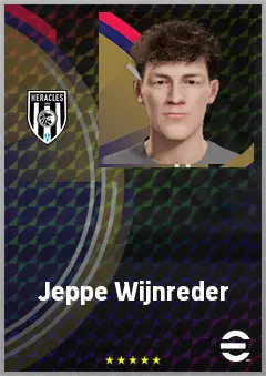 Jeppe Wijnreder eFootball 2026 player card, 62 OVR RB