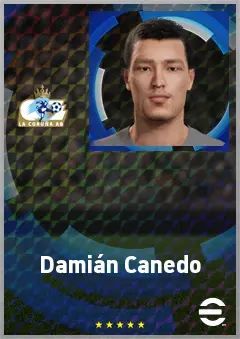 Damián Canedo eFootball 2026 player card, 67 OVR CB