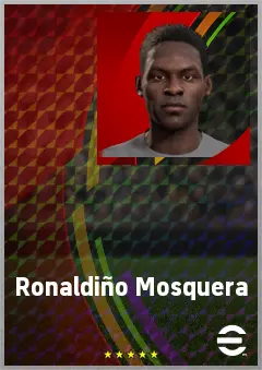 Ronaldiño Mosquera eFootball 2026 player card, 63 OVR AMF