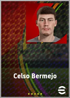 Celso Bermejo eFootball 2026 player card, 65 OVR CF