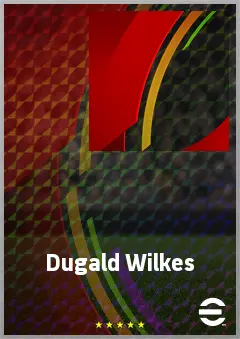 Dugald Wilkes eFootball 2026 player card, 58 OVR RMF