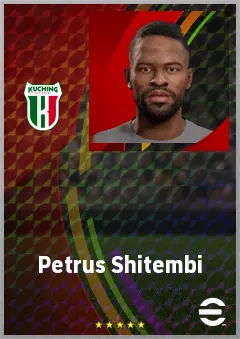 Petrus Shitembi eFootball 2026 player card, 68 OVR AMF