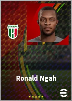 Ronald Ngah eFootball 2026 player card, 68 OVR CF