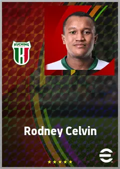 Rodney Celvin eFootball 2026 player card, 62 OVR CB