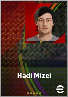Hadi Mizei eFootball 2026 player card, 60 OVR LMF