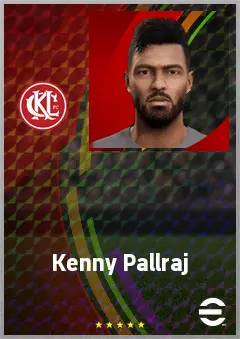 Kenny Pallraj eFootball 2026 player card, 63 OVR CB