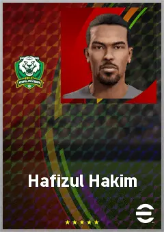 Hafizul Hakim eFootball 2026 player card, 62 OVR GK