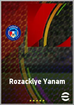 Rozacklye Yanam eFootball 2026 player card, 61 OVR LB