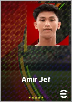 Amir Jef eFootball 2026 player card, 59 OVR GK