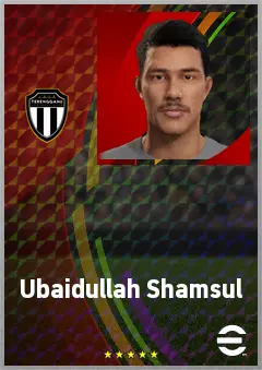 Ubaidullah Shamsul eFootball 2026 player card, 67 OVR CB