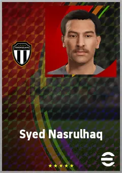 Syed Nasrulhaq eFootball 2026 player card, 67 OVR GK