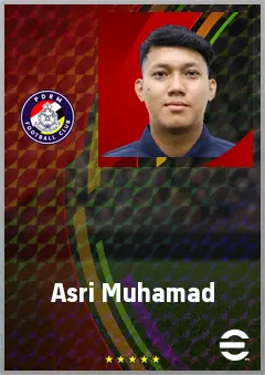 Asri Muhamad eFootball 2026 player card, 59 OVR GK