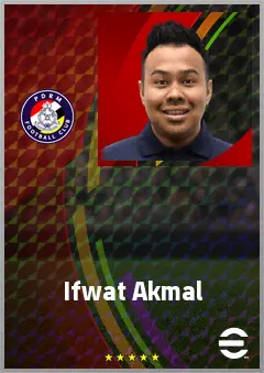 Ifwat Akmal eFootball 2026 player card, 64 OVR GK