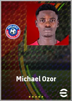 Michael Ozor eFootball 2026 player card, 62 OVR DMF