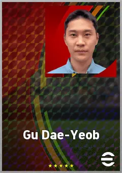 Gu Dae-Yeob eFootball 2026 player card, 64 OVR CB
