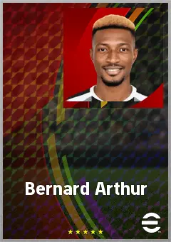 Bernard Arthur eFootball 2026 player card, 64 OVR CF