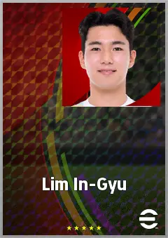Lim In-Gyu eFootball 2026 player card, 61 OVR LWF