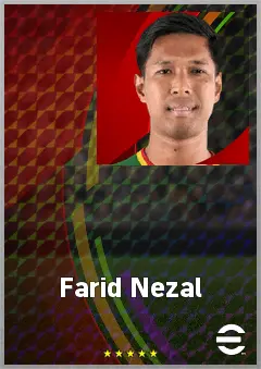 Farid Nezal eFootball 2026 player card, 63 OVR CB