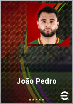 João Pedro eFootball 2026 player card, 67 OVR CF