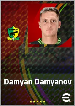 Damyan Damyanov eFootball 2026 player card, 67 OVR GK
