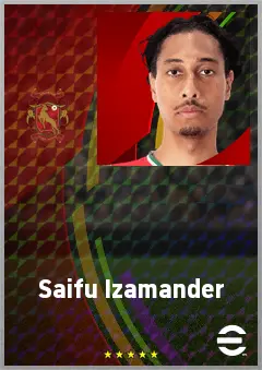 Saifu Izamander eFootball 2026 player card, 59 OVR CMF