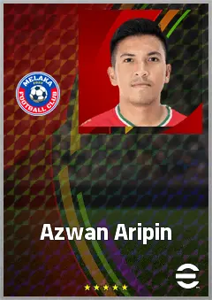Azwan Aripin eFootball 2026 player card, 65 OVR LB