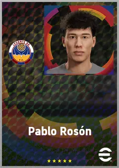 Pablo Rosón eFootball 2026 player card, 61 OVR CMF