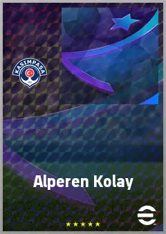 Alperen Kolay eFootball 2026 player card, 59 OVR AMF