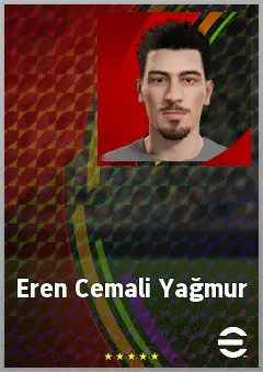 Eren Cemali Yağmur eFootball 2026 player card, 61 OVR LWF