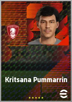 Kritsana Pummarrin eFootball 2026 player card, 62 OVR GK